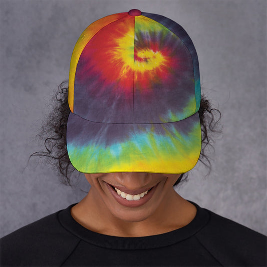 Summer Tie Dye Print Baseball Cap