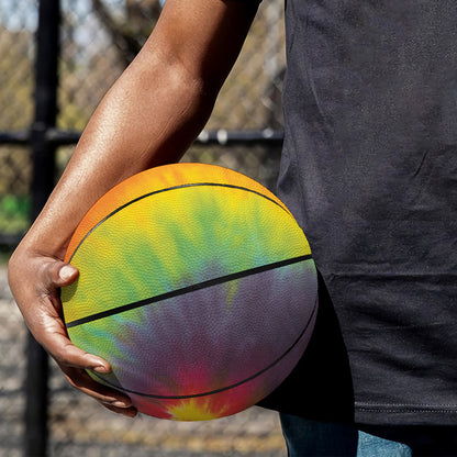 Summer Tie Dye Print Basketball
