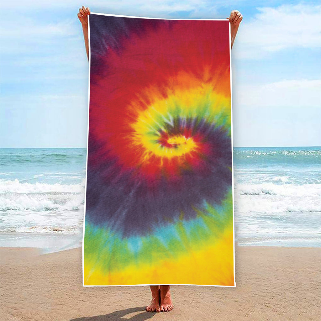 Summer Tie Dye Print Beach Towel