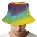 Summer Tie Dye Print Bucket Hat