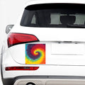 Summer Tie Dye Print Car Sticker