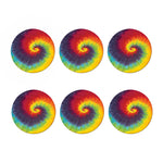 Summer Tie Dye Print Coaster Set