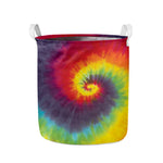 Summer Tie Dye Print Collapsible Laundry Basket