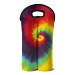 Summer Tie Dye Print Double Neoprene Wine Tote