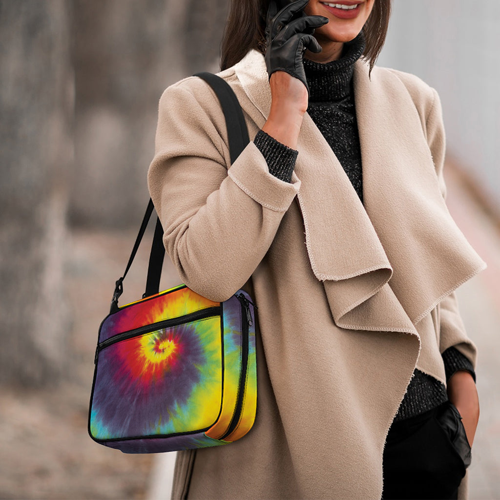 Summer Tie Dye Print Double Strap Bible Bag