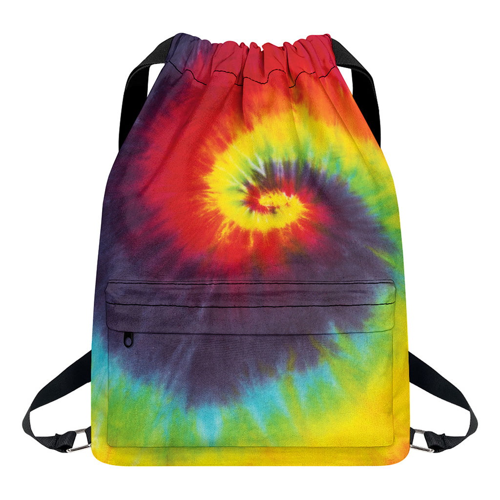 Summer Tie Dye Print Drawstring Backpack