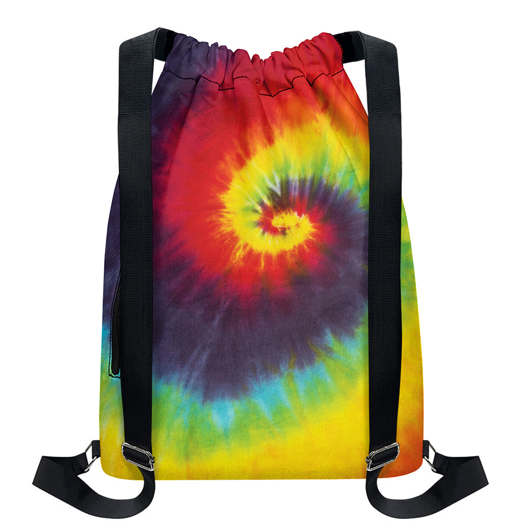 Summer Tie Dye Print Drawstring Backpack