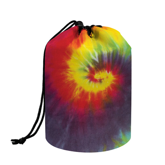 Summer Tie Dye Print Drawstring Makeup Bag
