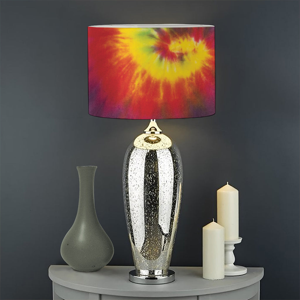 Summer Tie Dye Print Drum Lamp Shade