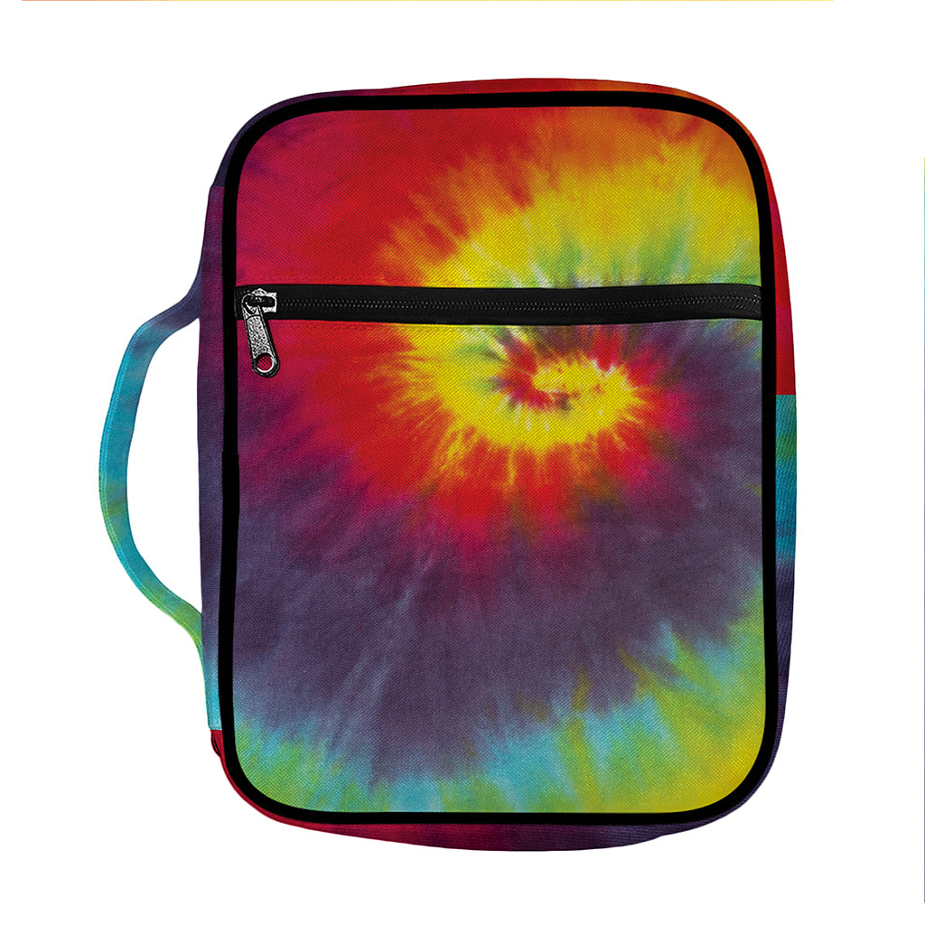 Summer Tie Dye Print Front Pocket Bible Bag