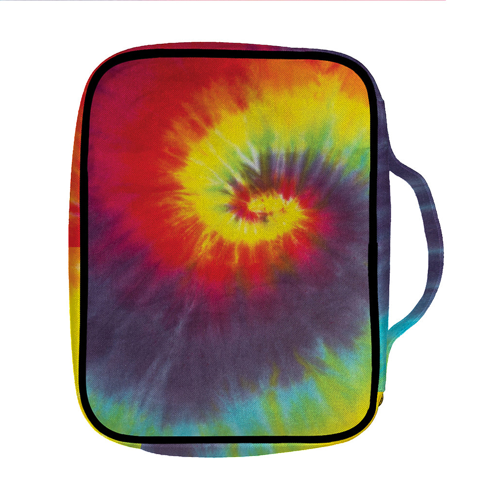 Summer Tie Dye Print Front Pocket Bible Bag