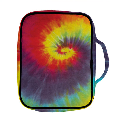 Summer Tie Dye Print Front Pocket Bible Bag