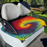 Summer Tie Dye Print Golf Cart Seat Cover