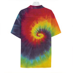 Summer Tie Dye Print Hawaiian Shirt