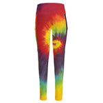 Summer Tie Dye Print High-Waisted Pocket Leggings