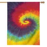 Summer Tie Dye Print House Flag