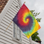 Summer Tie Dye Print House Flag