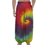 Summer Tie Dye Print Lantern Pants