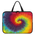 Summer Tie Dye Print Laptop Sleeve With Handle