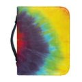 Summer Tie Dye Print Leather Bible Cover