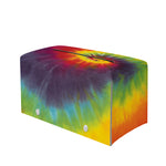 Summer Tie Dye Print Leather Tissue Box Cover