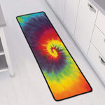 Summer Tie Dye Print Long Kitchen Mat