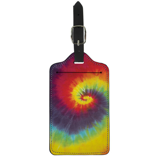 Summer Tie Dye Print Luggage Tag