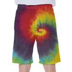 Summer Tie Dye Print Men's Beach Shorts