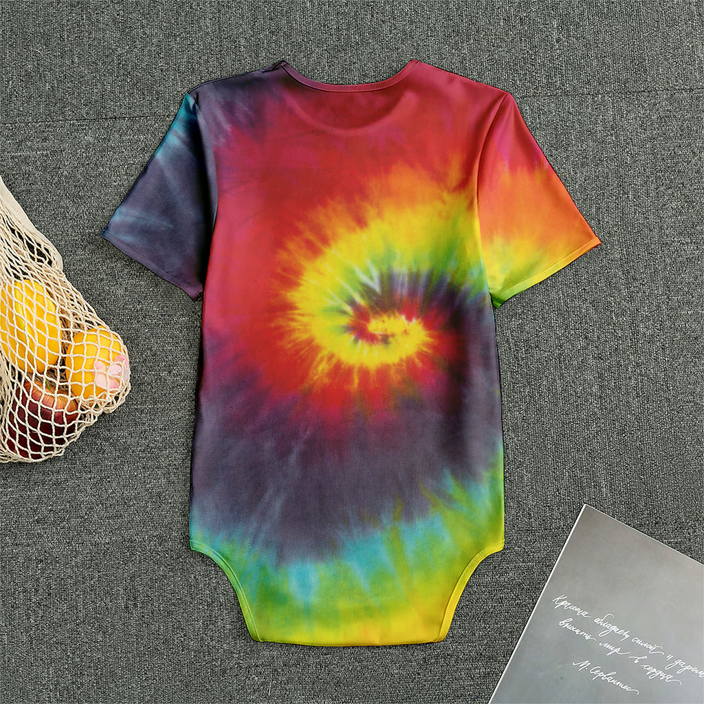 Summer Tie Dye Print Men's Bodysuit