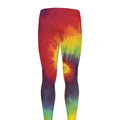 Summer Tie Dye Print Men's Leggings