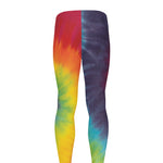 Summer Tie Dye Print Men's leggings