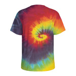 Summer Tie Dye Print Men's Sports T-Shirt