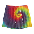 Summer Tie Dye Print Mesh Shorts