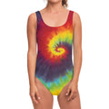 Summer Tie Dye Print One Piece Swimsuit