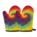 Summer Tie Dye Print Oven Mitts