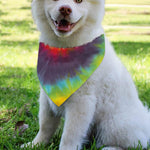 Summer Tie Dye Print Over The Collar Dog Bandana