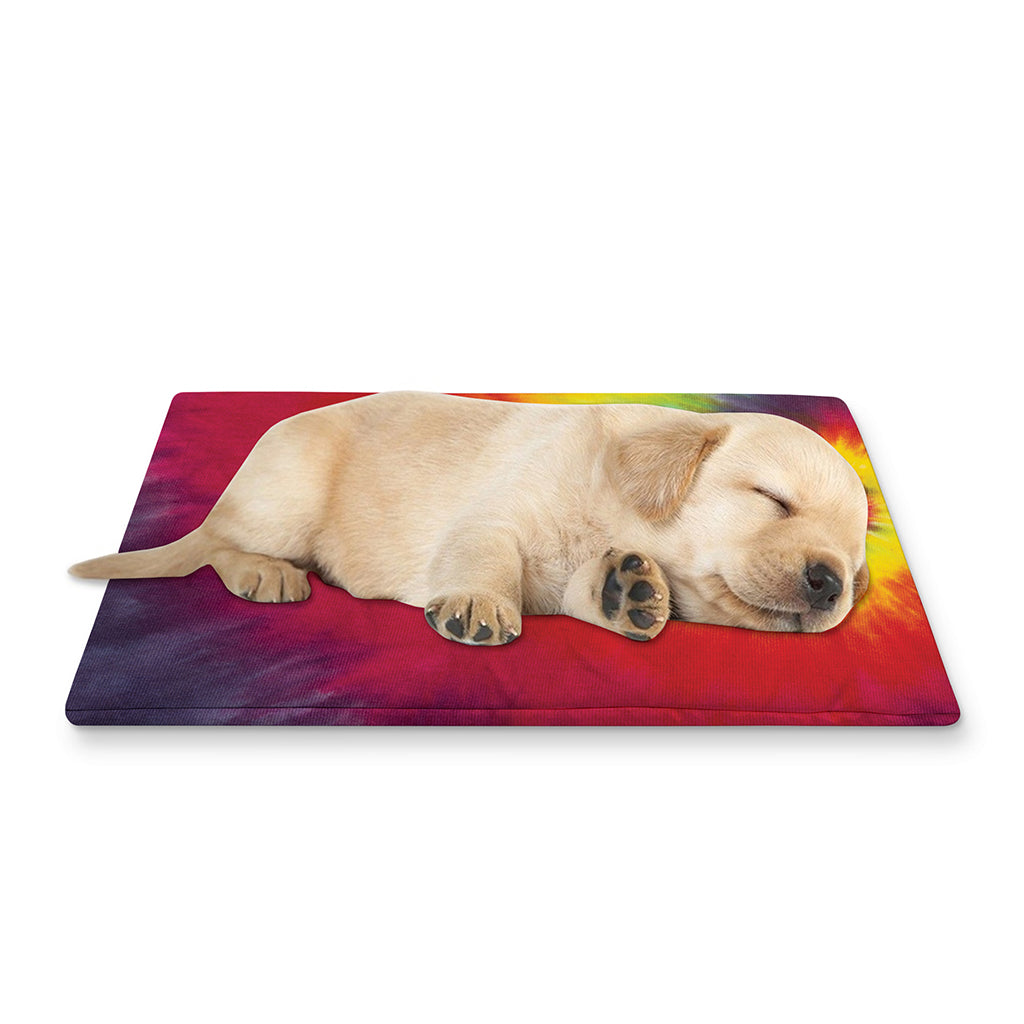 Summer Tie Dye Print Pet Cooling Mat Cover