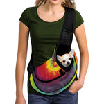 Summer Tie Dye Print Pet Sling Carrier