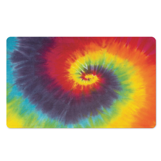 Summer Tie Dye Print Polyester Doormat
