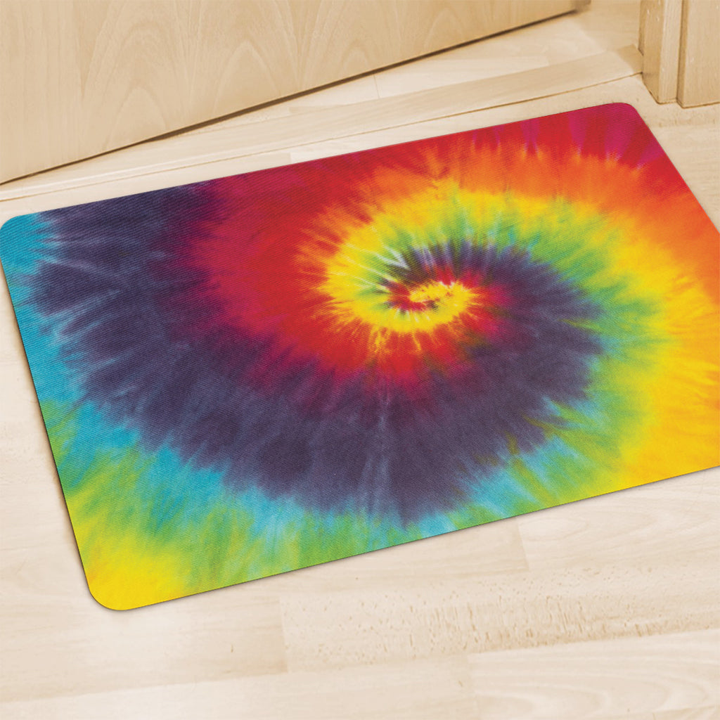 Summer Tie Dye Print Polyester Doormat