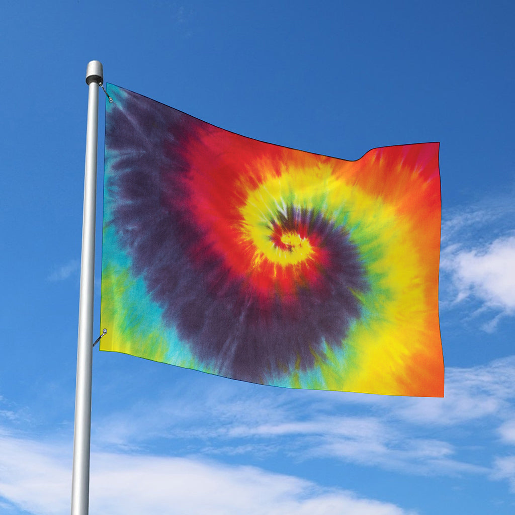 Summer Tie Dye Print Polyester Flag