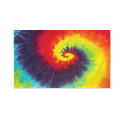Summer Tie Dye Print Polyester Flag