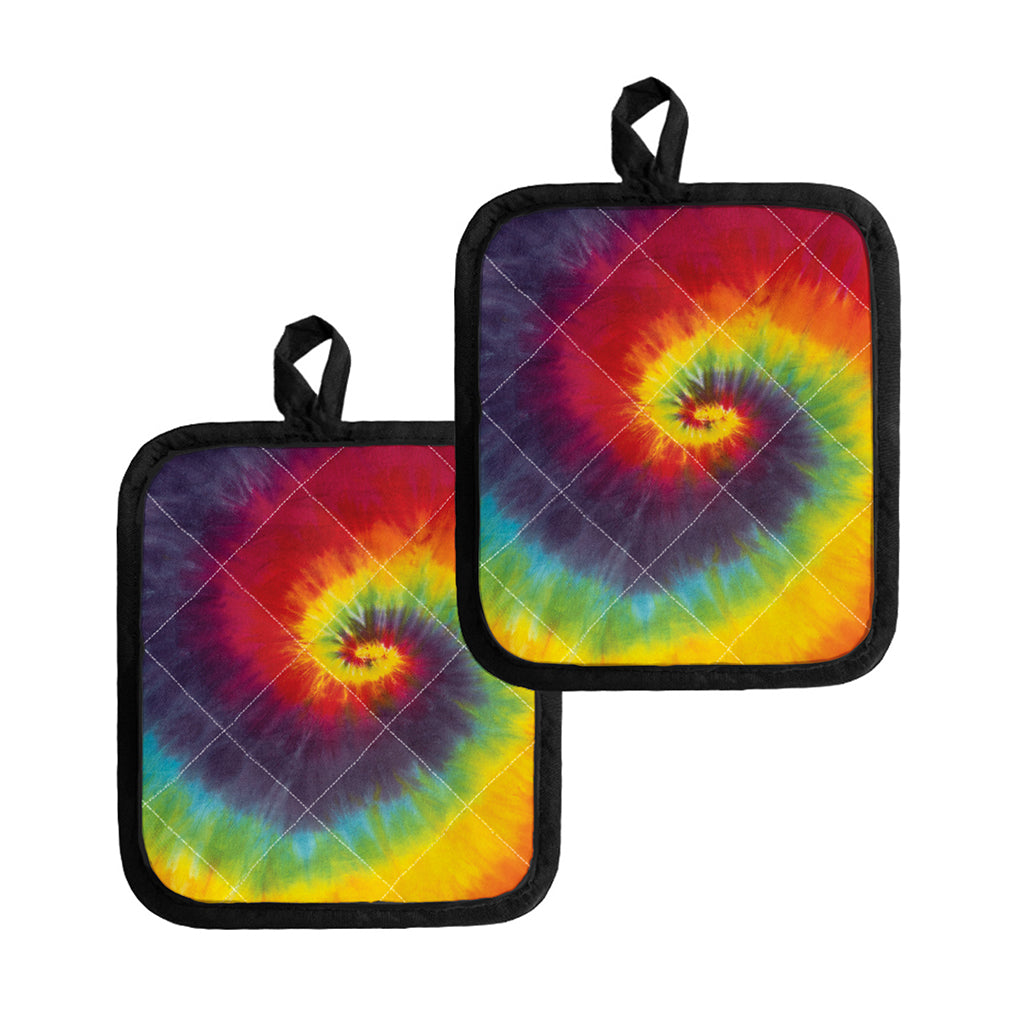 Summer Tie Dye Print Pot Holders