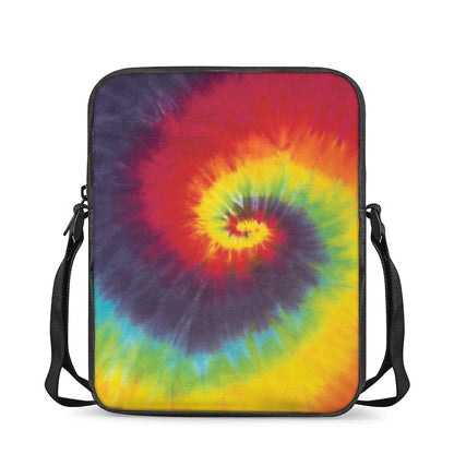 Summer Tie Dye Print Rectangular Crossbody Bag
