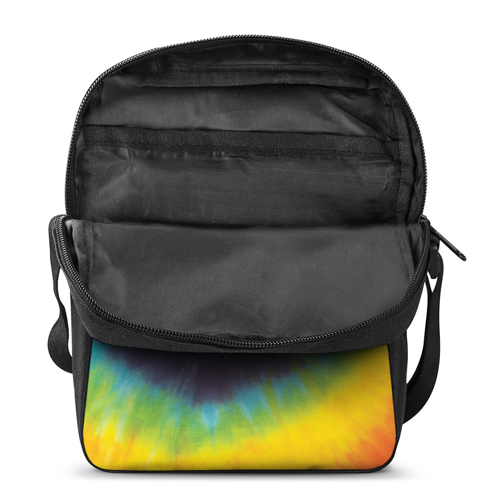 Summer Tie Dye Print Rectangular Crossbody Bag