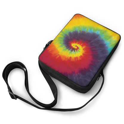 Summer Tie Dye Print Rectangular Crossbody Bag