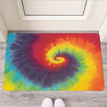 Summer Tie Dye Print Rubber Doormat