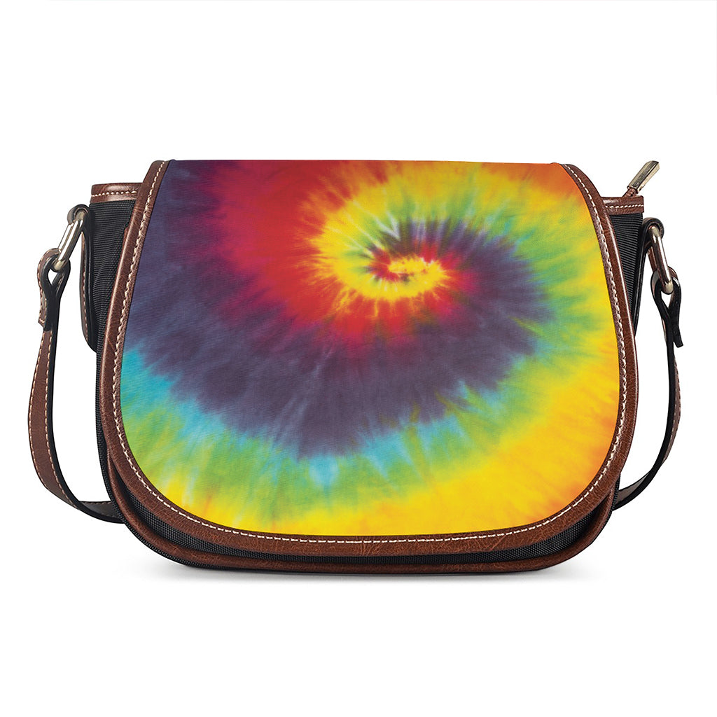Summer Tie Dye Print Saddle Bag