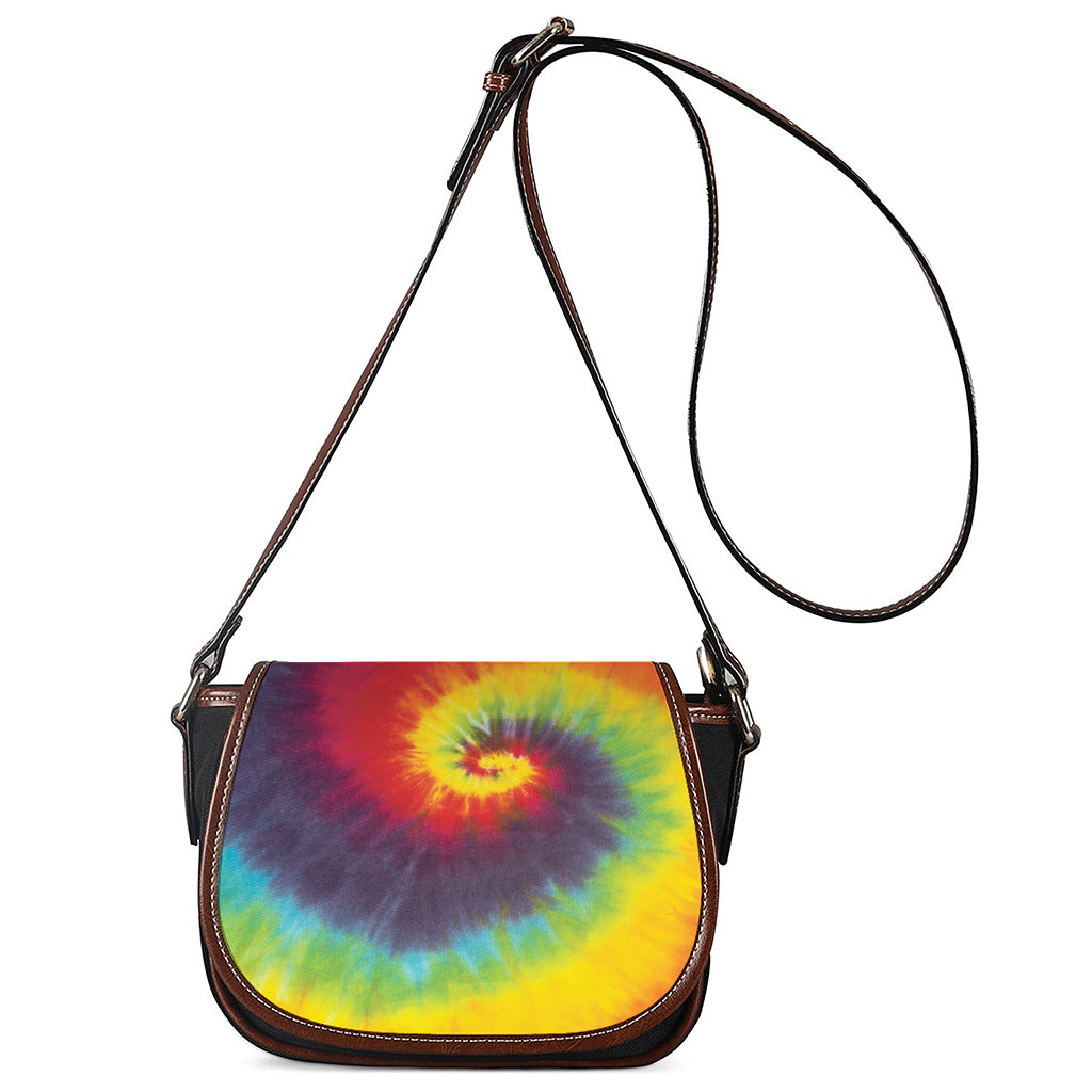 Summer Tie Dye Print Saddle Bag
