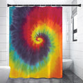 Summer Tie Dye Print Shower Curtain